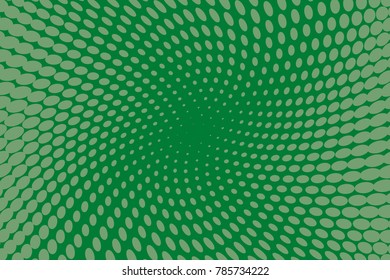 Abstract monochrome halftone pattern. Comic background. Dotted backdrop with circles, dots, point. Design element for web banners, posters, cards, wallpapers, sites. Green color