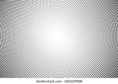 Abstract monochrome halftone pattern. Design template vector illustration with dots. Modern dotted background for web banners, sticker labels,postcards,corporate identity, cover design