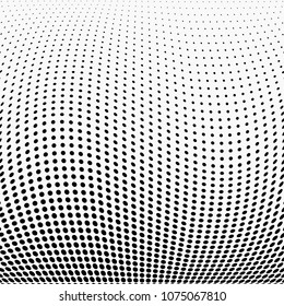 Abstract monochrome halftone pattern. Design template vector illustration with dots. Modern dotted background for web sites, sticker labels, posters, banners, corporate identity, cover design