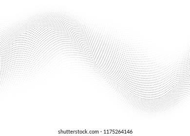 Abstract monochrome halftone pattern. Design template vector illustration with dots. Modern dotted background for web sites, sticker labels,business,banners, corporate identity, cover design