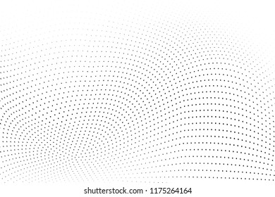 Abstract monochrome halftone pattern. Design template vector illustration with dots. Modern dotted background for web sites, sticker labels,business,banners, corporate identity, cover design