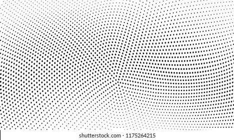 Abstract monochrome halftone pattern. Design template vector illustration with dots. Modern dotted background for web sites, sticker labels,business,banners, corporate identity, cover design