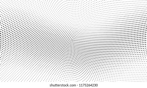 Abstract monochrome halftone pattern. Design template vector illustration with dots. Modern dotted background for web sites, sticker labels,business,banners, corporate identity, cover design