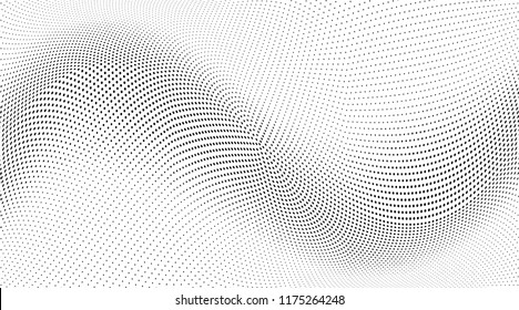Abstract monochrome halftone pattern. Design template vector illustration with dots. Modern dotted background for web sites, sticker labels,business,banners, corporate identity, cover design