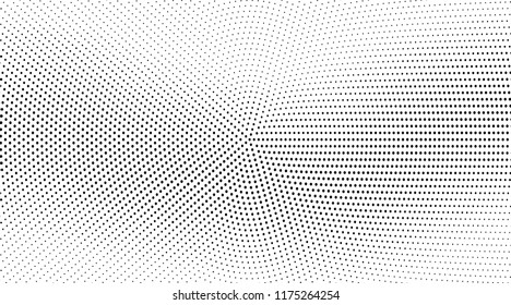 Abstract monochrome halftone pattern. Design template vector illustration with dots. Modern dotted background for web sites, sticker labels,business,banners, corporate identity, cover design
