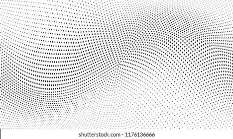 Abstract monochrome halftone pattern. Design template vector illustration with dots. Modern dotted background for web sites, sticker labels,business,banners, corporate identity, cover design