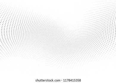 Abstract monochrome halftone pattern. Design template vector illustration with dots. Modern dotted background for web sites, sticker labels,business,banners, corporate identity, cover design