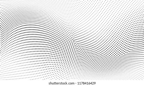 Abstract monochrome halftone pattern. Design template vector illustration with dots. Modern dotted background for web sites, sticker labels,business,banners, corporate identity, cover design