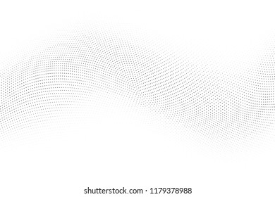 Abstract monochrome halftone pattern. Design template vector illustration with dots. Modern smooth dotted background for web sites, business,banners, corporate identity, cover design