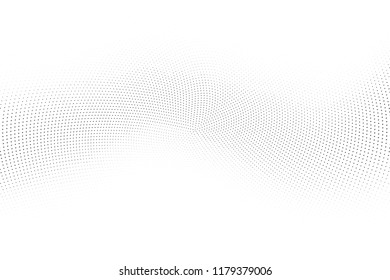 Abstract monochrome halftone pattern. Design template vector illustration with dots. Modern smooth dotted background for web sites, business,banners, corporate identity, cover design