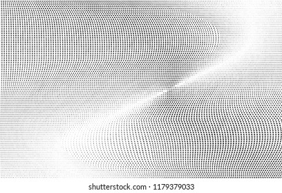 Abstract monochrome halftone pattern. Design template vector illustration with dots. Modern dotted background for web sites, sticker labels,business,banners, corporate identity, cover design