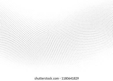 Abstract monochrome halftone pattern. Design template vector illustration with dots. Modern smooth dotted background for web sites, business,banners, corporate identity, cover design