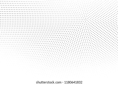 Abstract monochrome halftone pattern. Design template vector illustration with dots. Modern smooth dotted background for web sites, business,banners, corporate identity, cover design