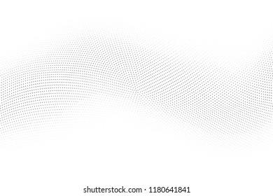 Abstract monochrome halftone pattern. Design template vector illustration with dots. Modern smooth dotted background for web sites, business,banners, corporate identity, cover design