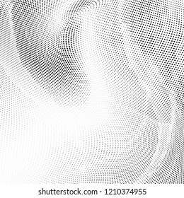 Abstract monochrome halftone pattern. Design template vector illustration with dots. Modern dotted layout background for web banners,  sticker labels, business cards, corporate identity, cover design