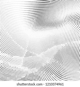 Abstract monochrome halftone pattern. Design template vector illustration with dots. Modern dotted layout background for web banners,  sticker labels, business cards, corporate identity, cover design