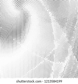 Abstract monochrome halftone pattern. Design template vector illustration with dots. Modern dotted layout background for web banners,  sticker labels, business cards, corporate identity, cover design