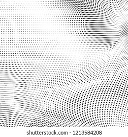 Abstract monochrome halftone pattern. Design template vector illustration with dots. Modern dotted layout background for web banners,  sticker labels, business cards, corporate identity, cover design