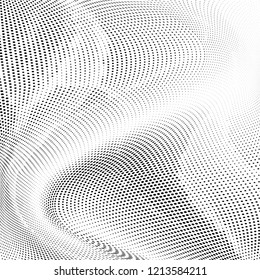 Abstract monochrome halftone pattern. Design template vector illustration with dots. Modern dotted layout background for web banners,  sticker labels, business cards, corporate identity, cover design