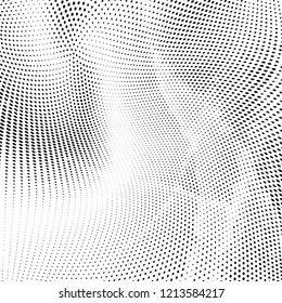 Abstract monochrome halftone pattern. Design template vector illustration with dots. Modern dotted layout background for web banners,  sticker labels, business cards, corporate identity, cover design