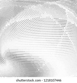 Abstract monochrome halftone pattern. Design template vector illustration with dots. Modern dotted layout background for web banners,  sticker labels, business cards, corporate identity, cover design