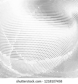 Abstract monochrome halftone pattern. Design template vector illustration with dots. Modern dotted layout background for web banners,  sticker labels, business cards, corporate identity, cover design