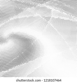 Abstract monochrome halftone pattern. Design template vector illustration with dots. Modern dotted layout background for web banners,  sticker labels, business cards, corporate identity, cover design