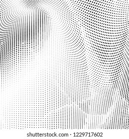 Abstract monochrome halftone pattern. Design template vector illustration with dots. Modern dotted layout background for web banners,  sticker labels, business cards, corporate identity, cover design