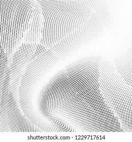 Abstract monochrome halftone pattern. Design template vector illustration with dots. Modern dotted layout background for web banners,  sticker labels, business cards, corporate identity, cover design
