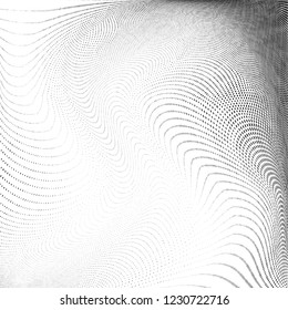 Abstract monochrome halftone pattern. Design template vector illustration with dots. Modern black and white background for web sites, sticker labels, banners, corporate identity, cover design