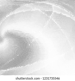 Abstract monochrome halftone pattern. Design template vector illustration with dots. Modern dotted layout background for web banners,  sticker labels, business cards, corporate identity, cover design