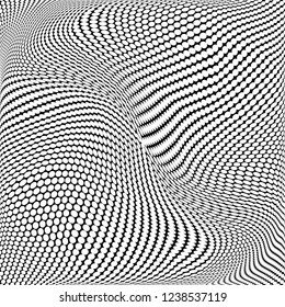 Abstract monochrome halftone pattern. Design template black and white vector illustration with dots. Modern square background for web sites, banners, corporate identity, cover design