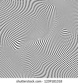 Abstract monochrome halftone pattern. Design template black and white vector illustration with dots. Modern square background for web sites, banners, corporate identity, cover design