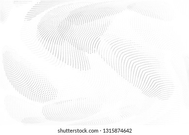 Abstract monochrome halftone pattern. Design template vector illustration with dots. Modern dotted background for web sites, sticker labels,business,banners, corporate identity, cover design