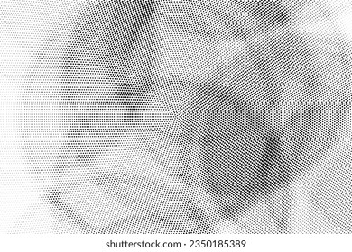 Abstract monochrome halftone pattern. Design template vector illustration with dots. Modern dotted background for web sites, labels, postcards, banners, corporate identity, cover design.
