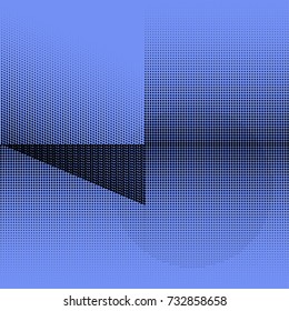 Abstract monochrome  halftone pattern. Design template vector illustration with dots. Modern dotted background for web sites, sticker labels,postcards,banners, corporate identity, cover design