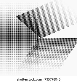 Abstract monochrome  halftone pattern. Design template vector illustration with dots. Modern dotted background for web sites, sticker labels,postcards,banners, corporate identity, cover design