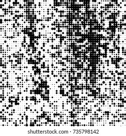 Abstract monochrome  halftone pattern. Design template vector illustration with dots. Modern dotted background for web sites, sticker labels,postcards,banners, corporate identity, cover design