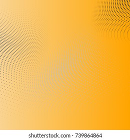 Abstract monochrome halftone pattern. Design template vector illustration with dots. Modern dotted background for web sites, sticker labels,postcards,banners, corporate identity, cover design