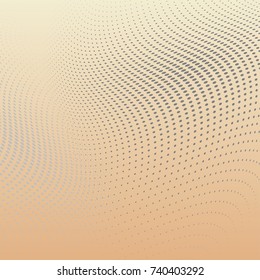 Abstract monochrome halftone pattern. Design template vector illustration with dots. Modern dotted background for web sites, sticker labels,postcards,banners, corporate identity, cover design