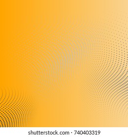Abstract monochrome halftone pattern. Design template vector illustration with dots. Modern dotted background for web sites, sticker labels,postcards,banners, corporate identity, cover design