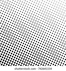 Abstract monochrome halftone pattern. Design template vector illustration with dots. Modern dotted background for web sites, sticker labels,postcards,banners, corporate identity, cover design
