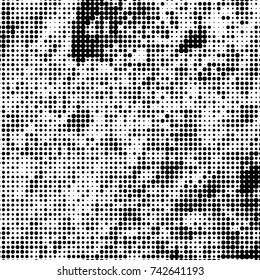 Abstract monochrome halftone pattern. Design template vector illustration with dots. Modern dotted background for web sites, sticker labels,postcards,banners, corporate identity, cover design
