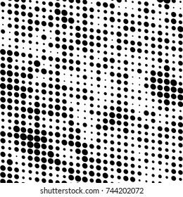 Abstract monochrome halftone pattern. Design template vector illustration with dots. Modern dotted background for web sites, sticker labels,postcards,banners, corporate identity, cover design