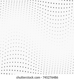 Abstract monochrome halftone pattern. Design template vector illustration with dots. Modern dotted background for web sites, sticker labels,postcards,banners, corporate identity, cover design