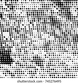 Abstract monochrome halftone pattern. Design template vector illustration with dots. Modern dotted background for web sites, sticker labels,postcards,banners, corporate identity, cover design