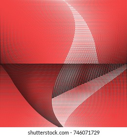 Abstract monochrome halftone pattern. Design template vector illustration with dots. Modern dotted background for web sites, sticker labels,postcards,banners, corporate identity, cover design