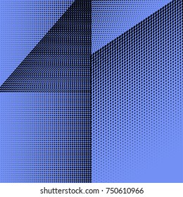 Abstract monochrome halftone pattern. Design template vector illustration with dots. Modern dotted background for web sites, sticker labels,postcards,banners, corporate identity, cover design