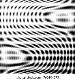 Abstract monochrome halftone pattern. Design template vector illustration with dots. Modern grunge dotted background for web sites, sticker labels,postcards,banners, corporate identity, cover design