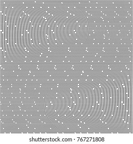 Abstract monochrome halftone pattern. Design template vector illustration with dots. Modern dotted background for web design, sticker labels, banners, corporate identity, cover design
